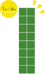 1m×4m
